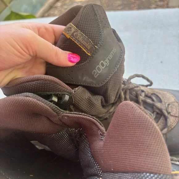 Mens Brown Columbia Waterproof Omni Heat 200 Gram Insulated Boots SZ 11 Techlite - Picture 10 of 12